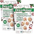 Drizzilicious Mini Rice Cakes - Rice Crisps, Healthy Snack for Adults and Kids, Flavored Rice Cakes, Vegan, Gluten Free, Only 90 Calories Per Serving - Peppermint, 4 oz (Pack of 2)