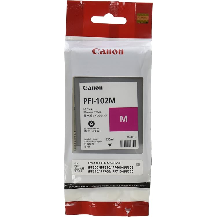 Canon PFI-102M 0897B001AA IPF500 IPF600 - Amazon.com