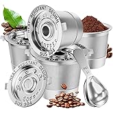 4 Pack Reusable K Cups Coffee Pods for Keurig 1.0: Stainless Steel Reusable Coffee Pods for Keurig Coffee Pods Reusable, BPA-Free, SUS 304, Scoop, Heat Resistant Handles