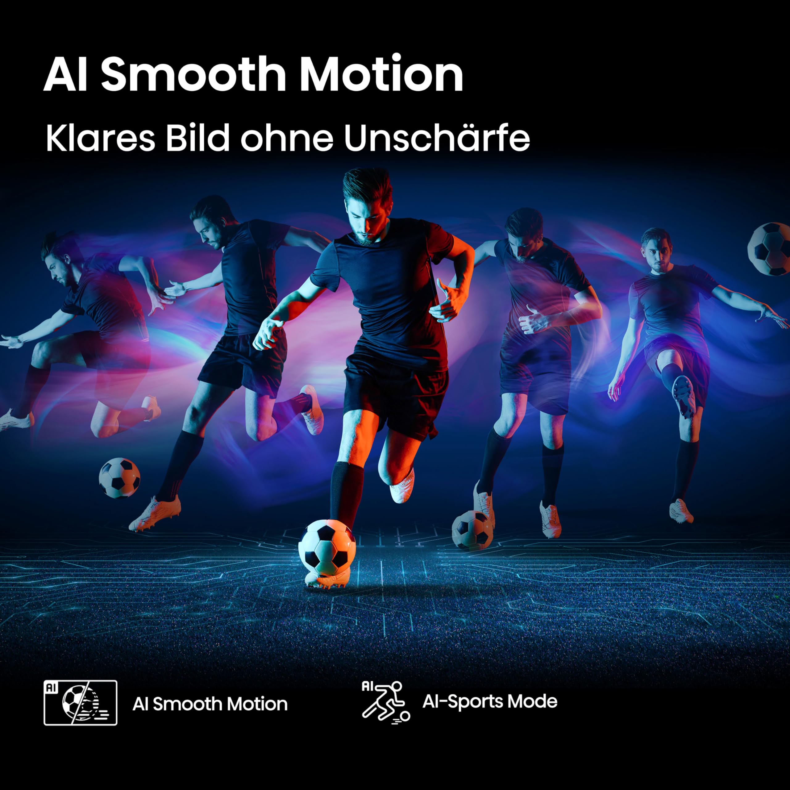 Hisense 85E7Q PRO Fehrnseher,85 Zoll,4K UHD QLED, Smart TV,144Hz Game Mode PRO,Filmaker Mode, AMD FreeSync Premium,AI HDR Upscaler,Dolby Vision IQ,Dolby Atmos,Sprachsteuerung [2025] 8