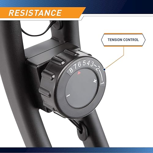Marcy Foldable Magnetic Resistance Upright Exercise Bike NS-654