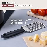 Fackelmann INITIAL Hand Grater Stainless Steel with Plastic Handle 24cm view 3