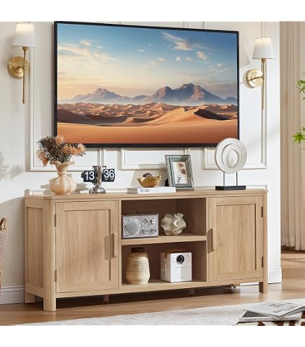 Amazon.com: ACME Versailles Cherry Oak Entertainment Center with