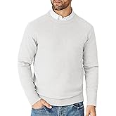 COOFANDY Men's Crewneck Sweater Casual Dress Pullover Sweaters Slim Fit Lightweight Long Sleeve Raglan Sweaters
