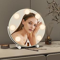 Vierose Vanity Mirror with Lights, Hollywood Mirror