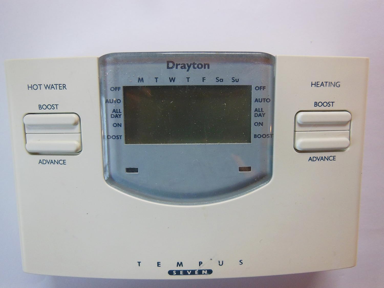 DRAYTON TEMPUS SEVEN 7 DAY DUAL CHANNEL PROGRAMMER Amazon.co.uk DIY