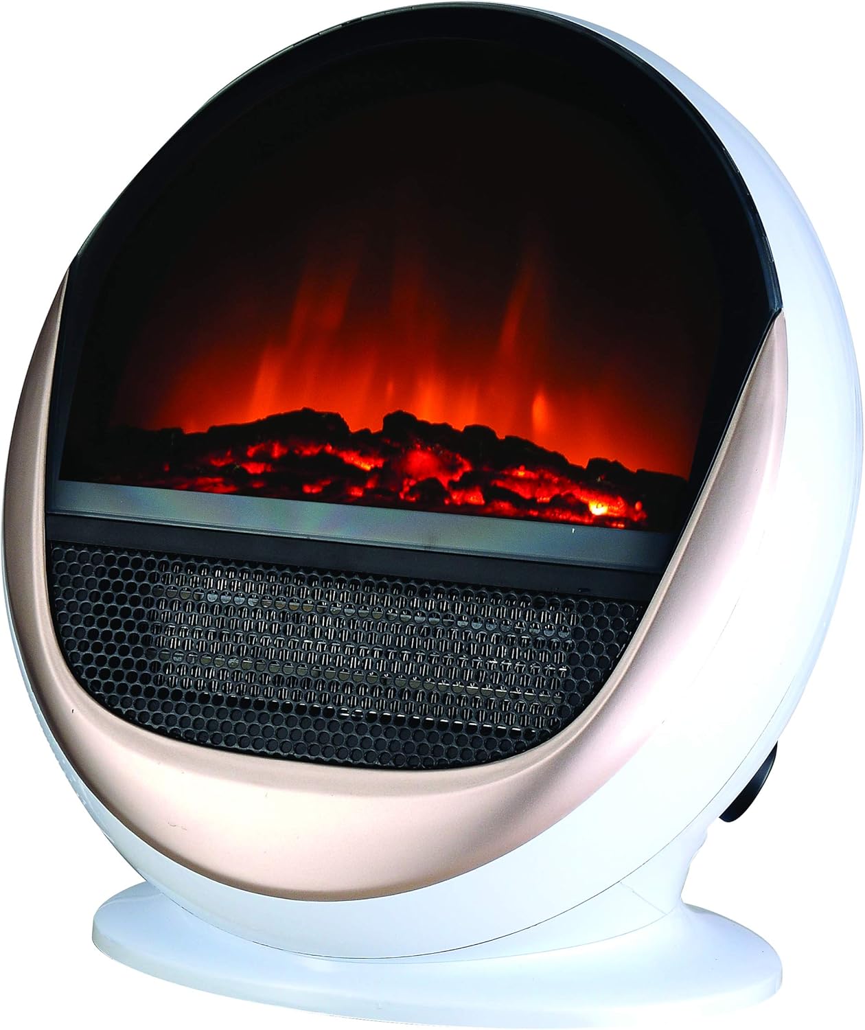 Kingavon BBCH620 1.5 Kw White Oval Electric Heater, Plastic, 1500 W