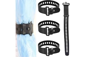 QIAOXUFE Utility Straps, 4 Pcs Reliable Tension Straps, Lightweight Tension Straps, Industrial Straps Tie-Downs for Camping G