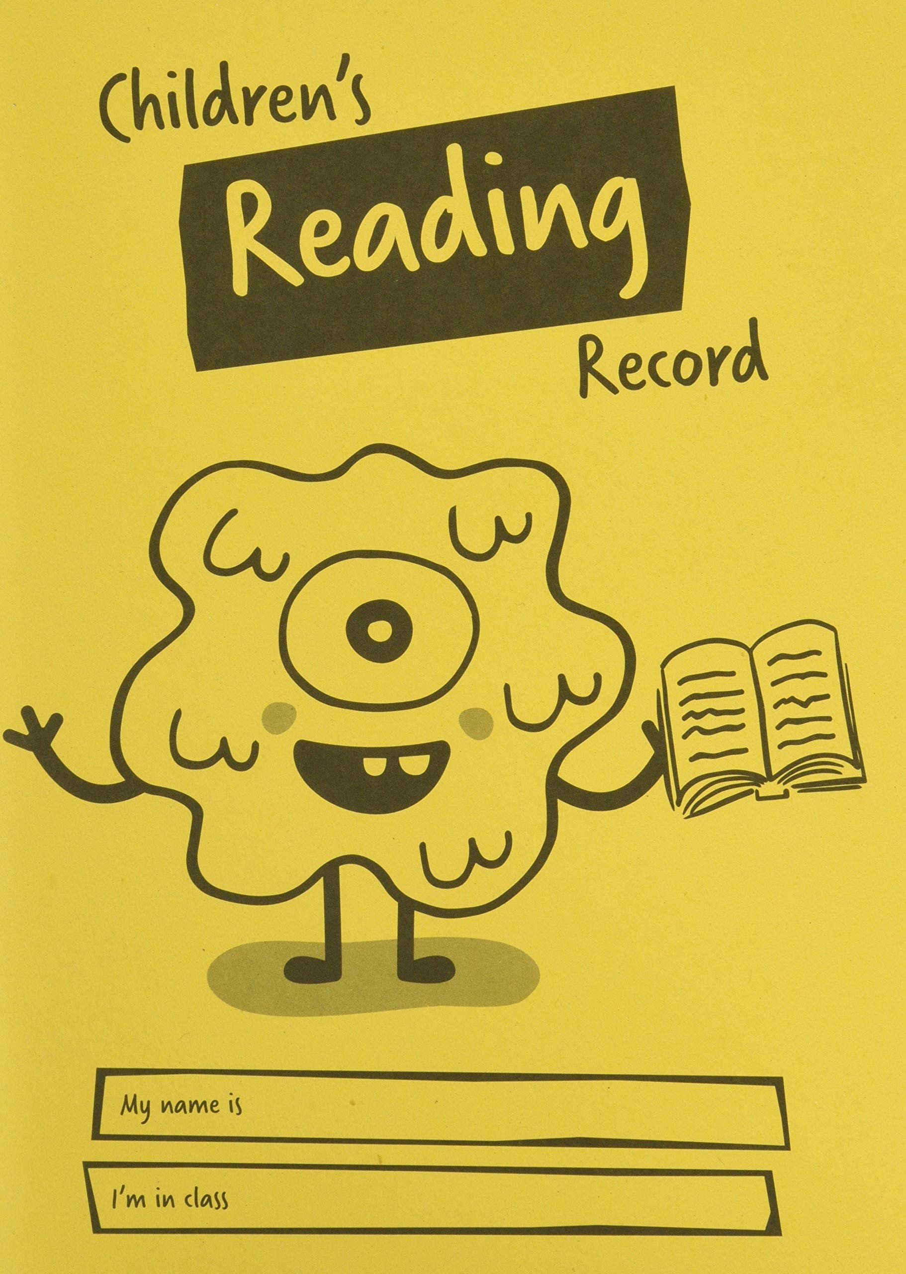 Silvine A5 Child Reading Record - Yellow (Pack of 25)