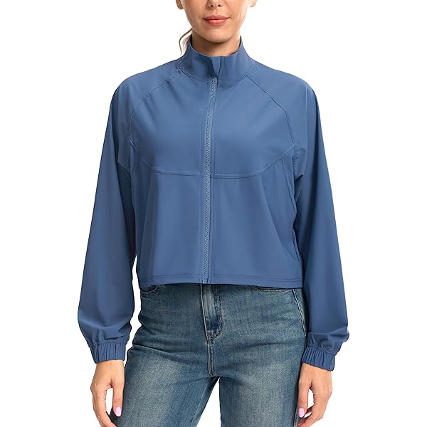 Danskin Cropped Melange Jacket (US, X-Small, Baltic Heather) at