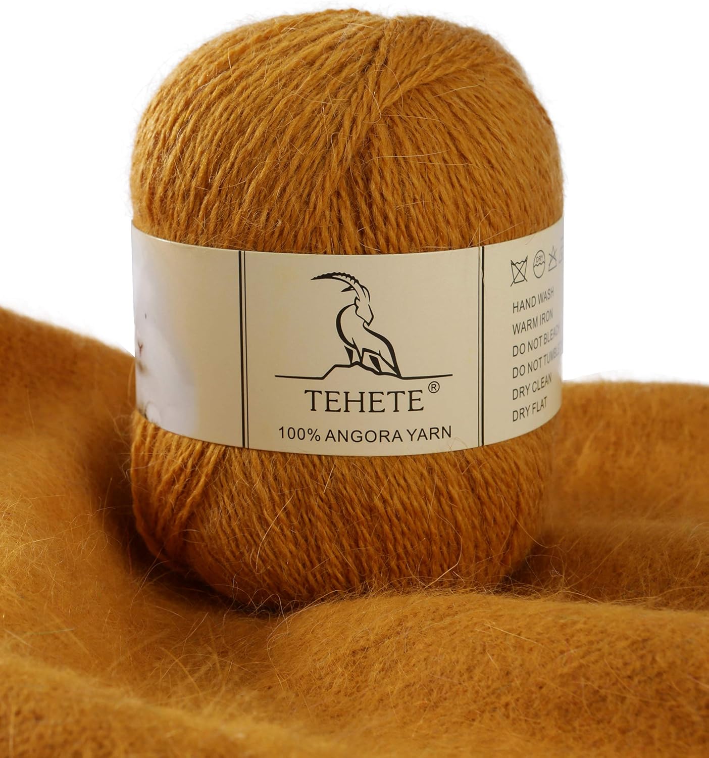 TEHETE 100 Angora Wool Yarn for Crocheting 2Ply Soft