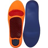 Sorbothane Ultra Graphite Arch Insole,Blue,Women's 9-10 M/Men's 6.5-7.5 M