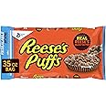 REESE’S PUFFS Chocolatey Peanut Butter Cereal, Kid Breakfast Cereal, Value Bag, 35 oz