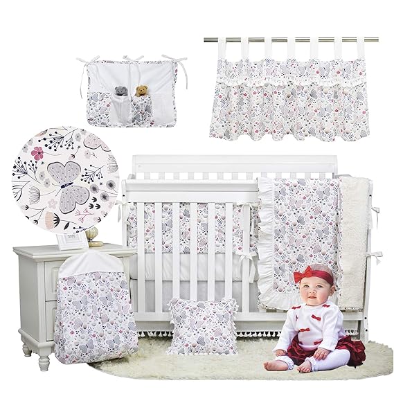 baby girl butterfly crib bedding