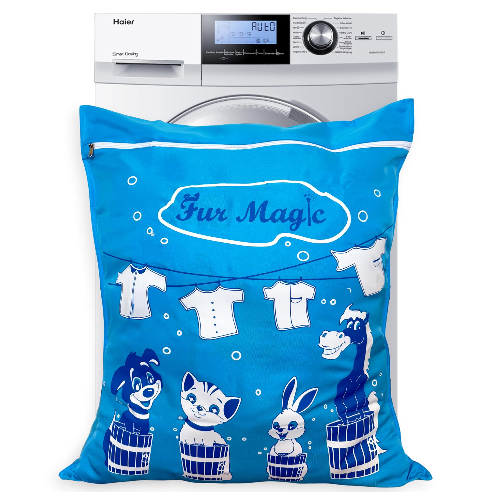 Fur Magic Pet Laundry Bag Keeps Your Washing Machine Free From Pet Hair Large Size Ideal For Dog Cat Horse Rabbit, Limited Edition