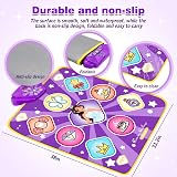 FHNSEL Dance Mat for Girls Light Up Dance Pad 9 Patterns 5 Modes Kids Toys view 3