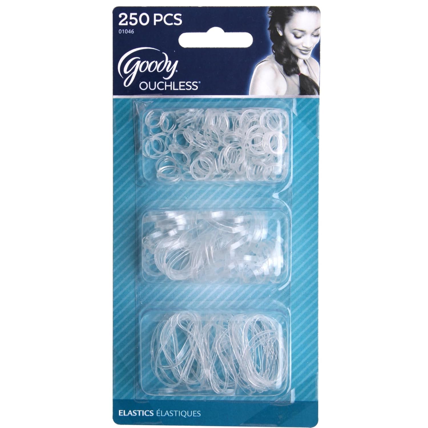 Amazon Com Goody Classics Polybands Hair Elastic Multipack 250