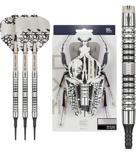 Amazon.com : Target Darts Crux 11 21G 90% Tungsten Soft Tip Darts