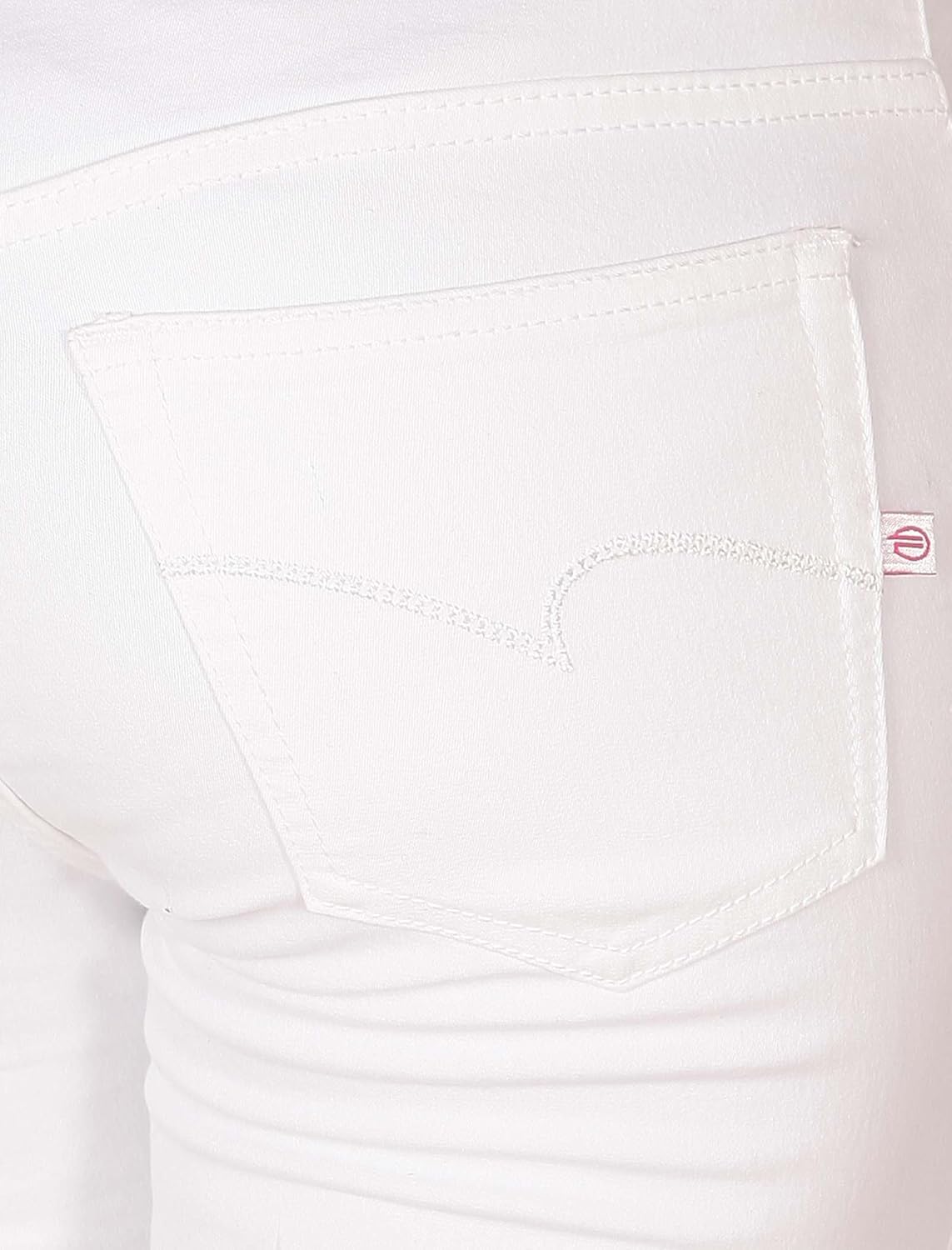 flirt nx women's stretchable white capri