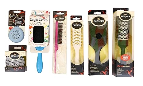 Buy Denman Professional Styling Hair Brush Kit For Men Women 7