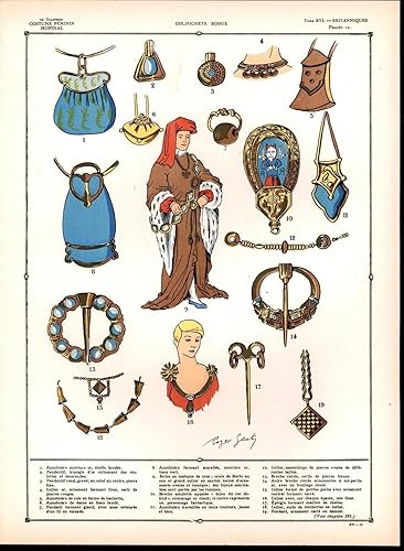 Amazoncom Trinket Jewelry Gold Decorative British C1920