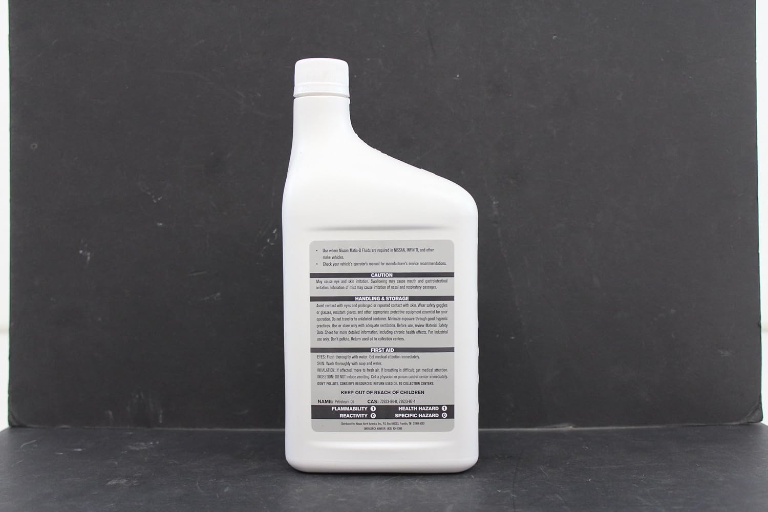 Amazon.com: Genuine Nissan Fluid 999MP-AA100P Nissan Matic-D Automatic  Transmission Fluid - 1 Quart: Automotive