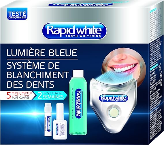 RAPID WHITE Blue Light Tooth Whitening System Buy Online at Best Price
