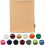 Emoor 100% Cotton Cover Full for Traditional Japanese Floor Futon, Anti-Bacterial & Mite-Resistant & Odor-Resistant, MochaBeige Made in JAPAN