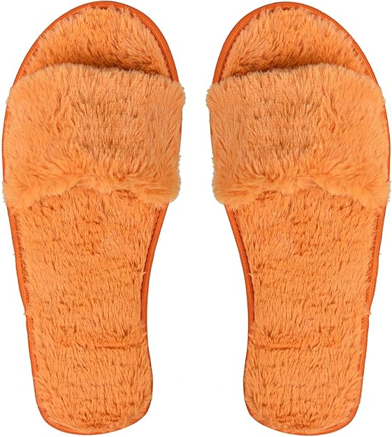 Amazon.com | MF Ortho Slipper for Women & Girls Soft Rest Sole Fur Indoor and Outdoor Leopard 
