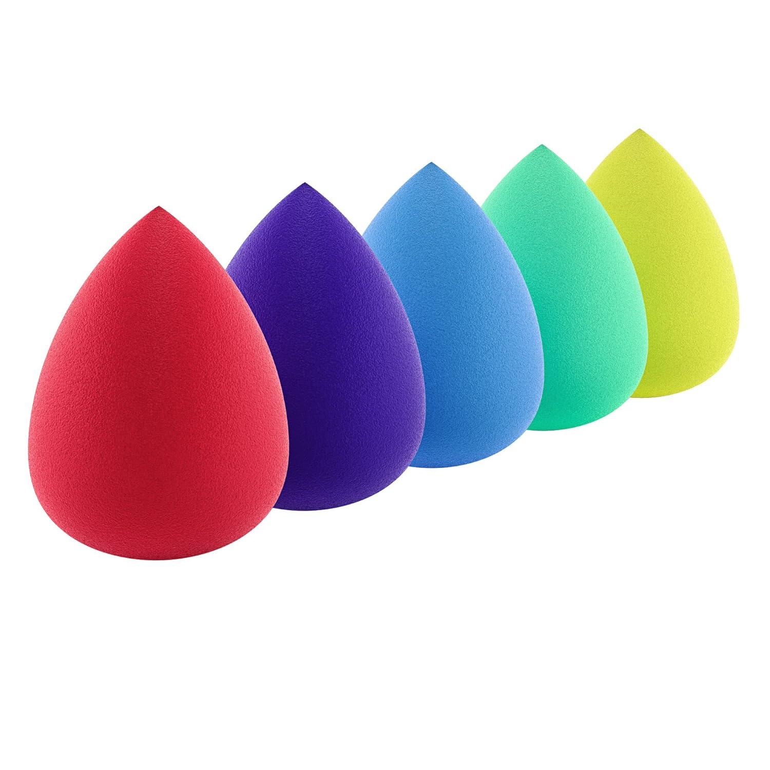 Premium Beauty Sponge Makeup Blender (Set of 5) for Powder, Concealer and Foundation Applicator - Makeup Sponges for Cosmetic Blending : Beauty
