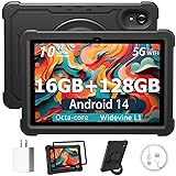 Tablet 10 Inch Android 14 Tablet, 16GB RAM 128GB