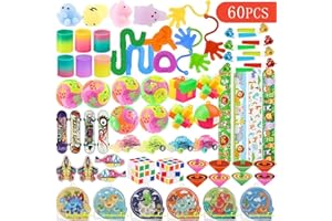 KADINOY Party Favors for Kids, Pinata Stuffers Treasure Box Toys for Classroom 60 pcs Toys for Goodie Bags for Kids Prize Box for Birthday