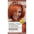 Clairol Textures & Tones Permanent Hair Dye, 8RO Sunset Copper Hair Color, Pack of 1