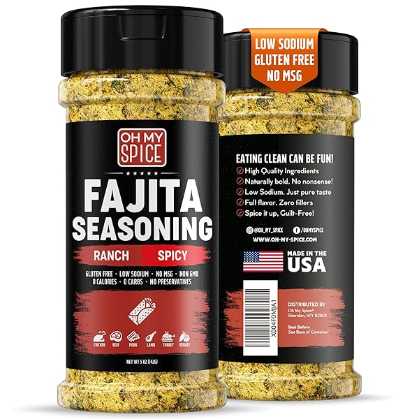 FAJITA SEASONING MIX SPICY RANCH SEASONING POWDER –...