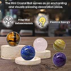 Amazing Gemstone Crystal Ball - 1 Inches Crystal