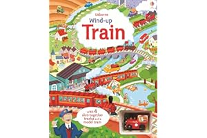 Wind-up Train: A Toy and Book Combo with a Steam Train Adventure Through Cities, Mountains, and Rivers, and a Visit to a Train Museum