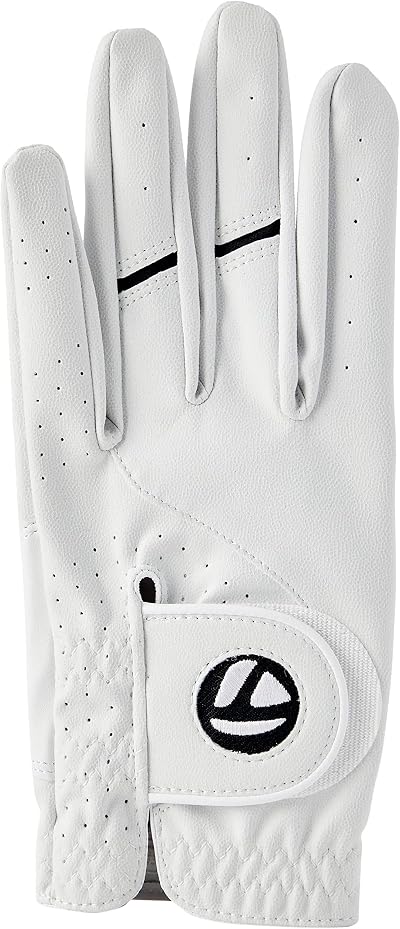 TaylorMade Stratus Tech Golf Glove White Medium Pack of 5