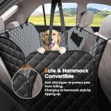 JOEJOY Dog Car Seat Cover Hammock with Mesh Window Side Protection view 3