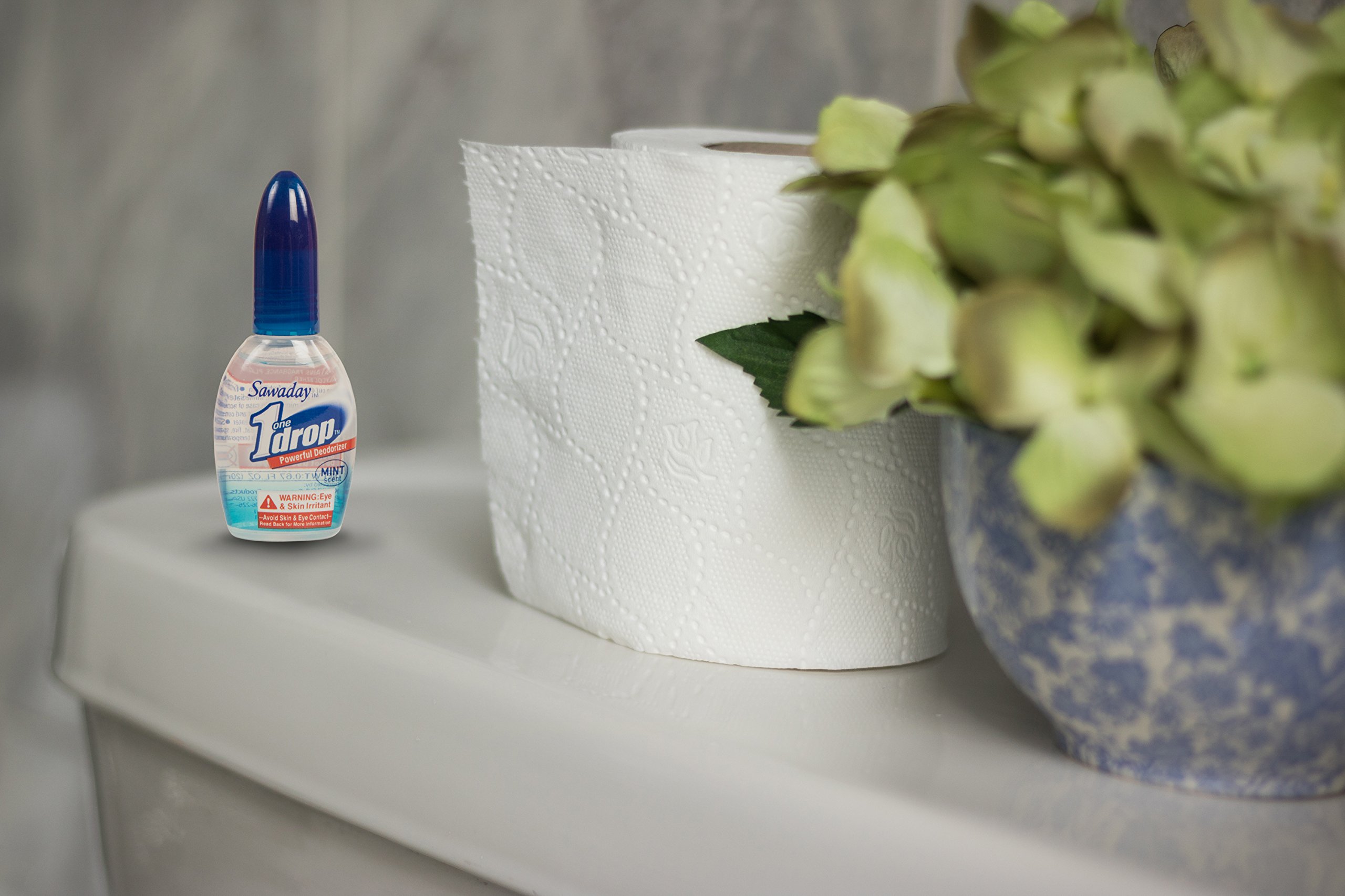 One-Drop Powerful Deodorizer, Before-You-Go Toilet Drops, 0.67 fl oz*- Mint Scent