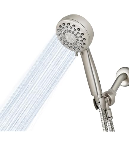 American Standard Handbrause 1,8 GPM – Gebürstetes Nickel, Leicht Zu Reinigen, Mit Rückschlagventil