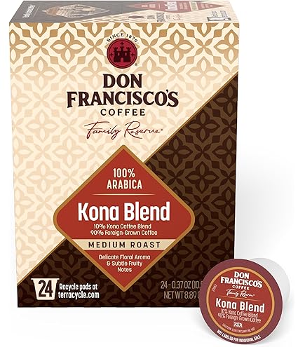Amazon.com: Don Francisco's Blueberry Flavored Coffee Pods, 24 Count, Medium Roast, Compatible with Keurig Brewers : Grocery & Gourmet Food Amazon.com: Don Francisco's Blueberry Flavored Coffee Pods, 24 Count, Medium Roast, Compatible with Keurig Brewers : Grocery & Gourmet Food