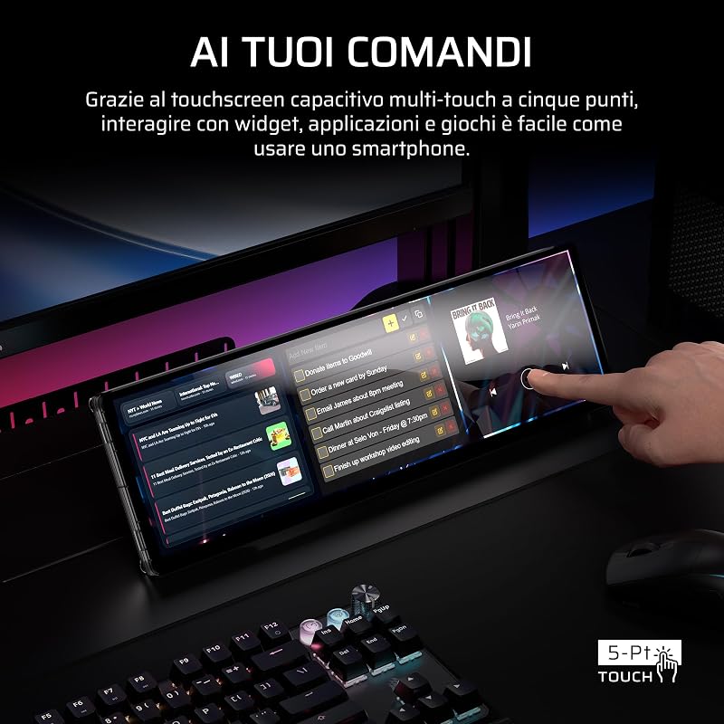 XENEON EDGE da 14,5" Touchscreen LCD – Fumo