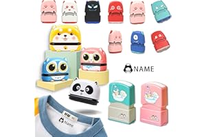 Personalized Name Stamp for Kids Clothing, Custom Name Tag Labels Stickers Stamps Baby Clothes Nursery Permanent Fabric Marke