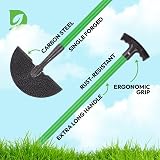 Hardys Garden Tools Carbon Steel Lawn Edger Half Moon T Handle 91cm view 4