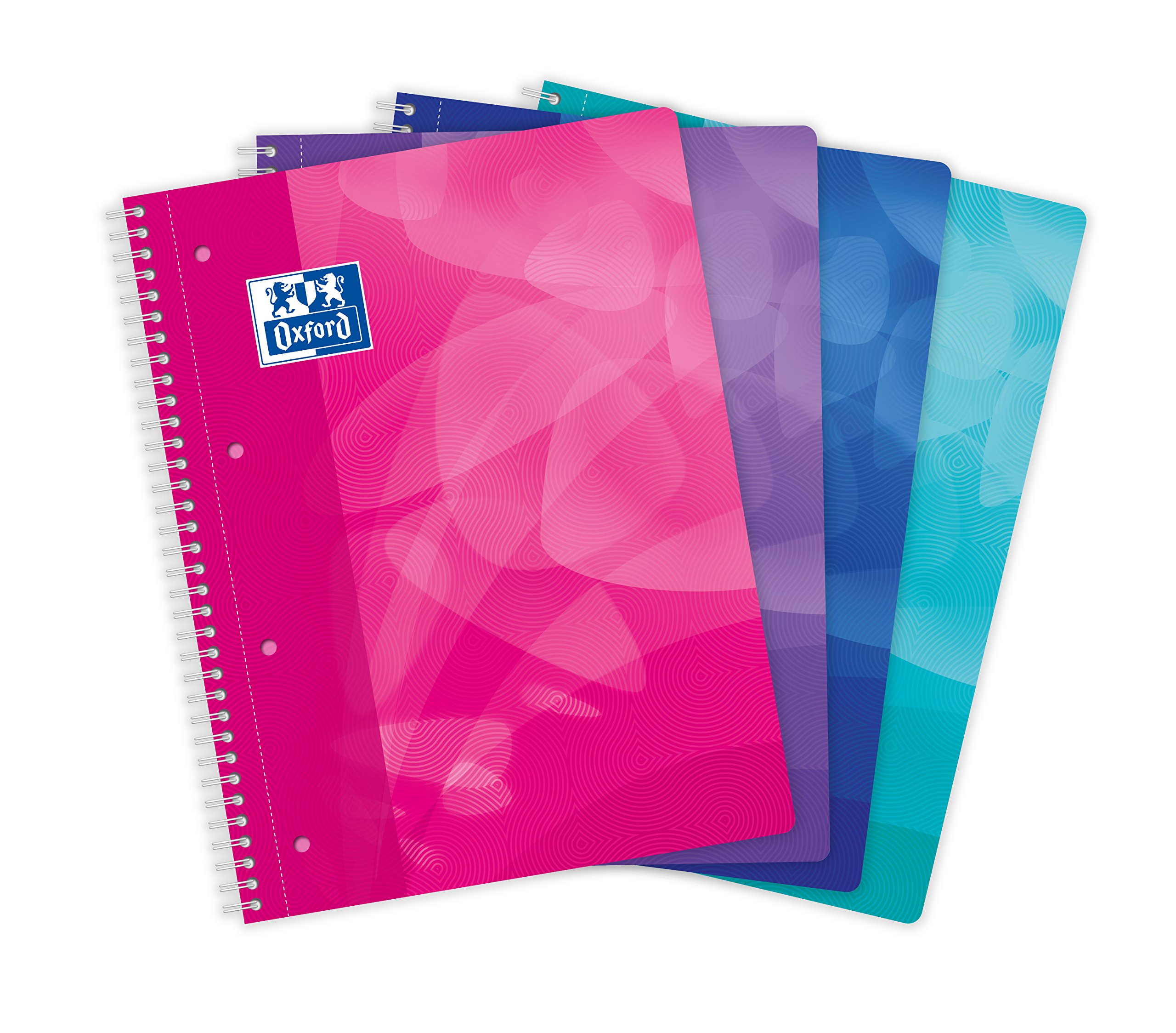 Oxford Wirebound Polypropylene ( A4+ Petits carreaux Assorted )