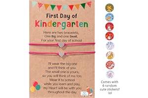 ITHMAHCO First Day Of Kindergarten Bracelet, Back To School Bracelet Mommy And Me, Back To School Gifts For Kids, First Day Of School Bracelets For Mom And Daughter, Mom And Daughter Timeless Bond Bracelets