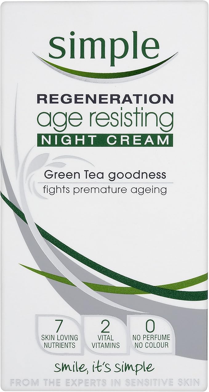 simple revitalising night cream