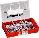 fischer Duopower Duoseal Fixtainer 561472 Dowel Set 200 Pieces view 4