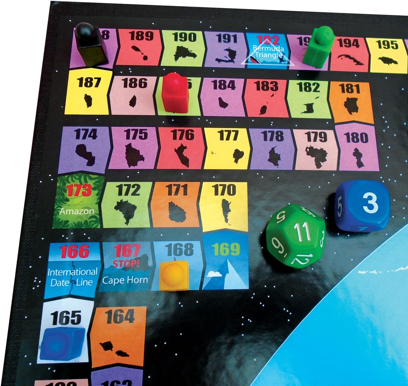 GLOBE RUNNER - Educational Geography Family Board Game for both Kids and Adults that Races Around the World Through Every Country - Image 4