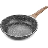 Caannasweis Nonstick Pan, Nonstick Stone Frying Pan, Best Nonstick Omelette Skillet with Soft Touch Handle, Induction Compati